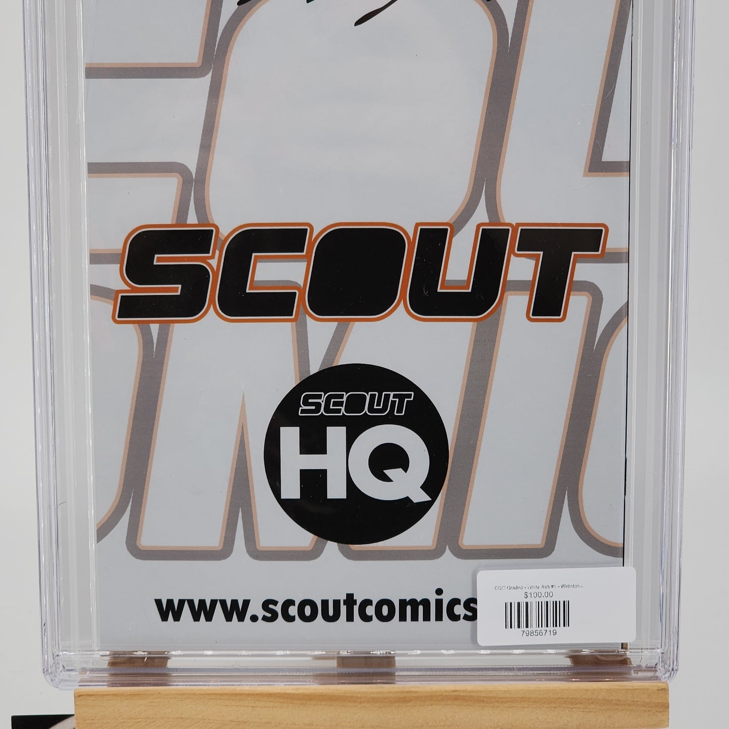 White Ash #1 Graded 9.8 CGC Slab Scout Comics Book HQ Exclusive