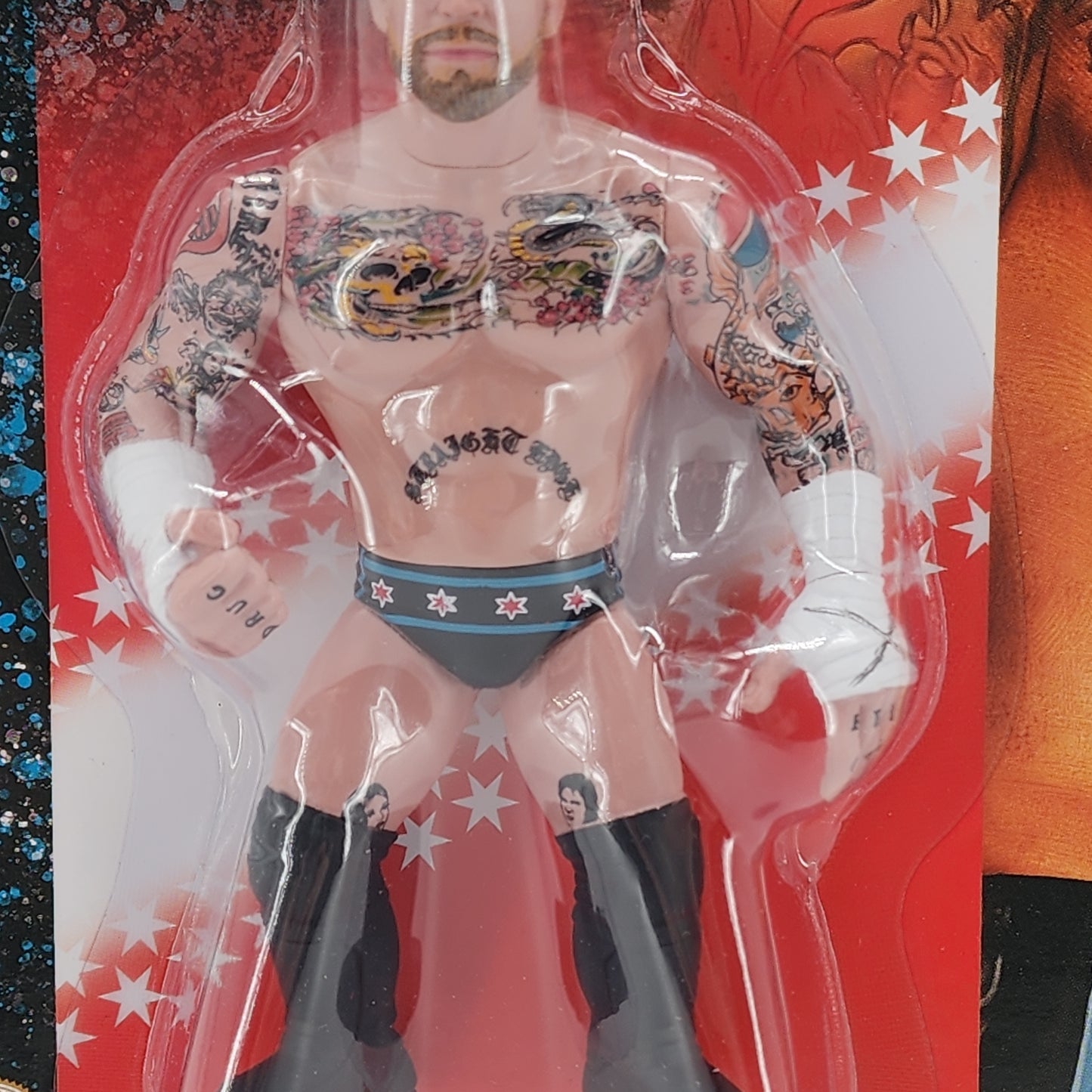 CM Punk JUST Punk Zombie Sailor Toys Retro Style Hasbro WWE