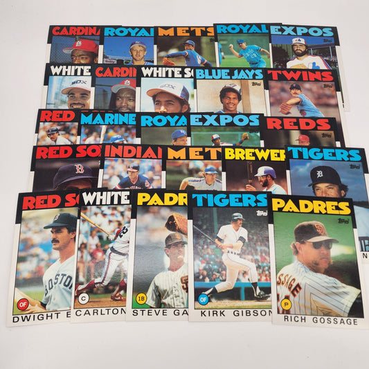 Oversized Baseball Cards! Full Set Yankees, Red Sox, and More!