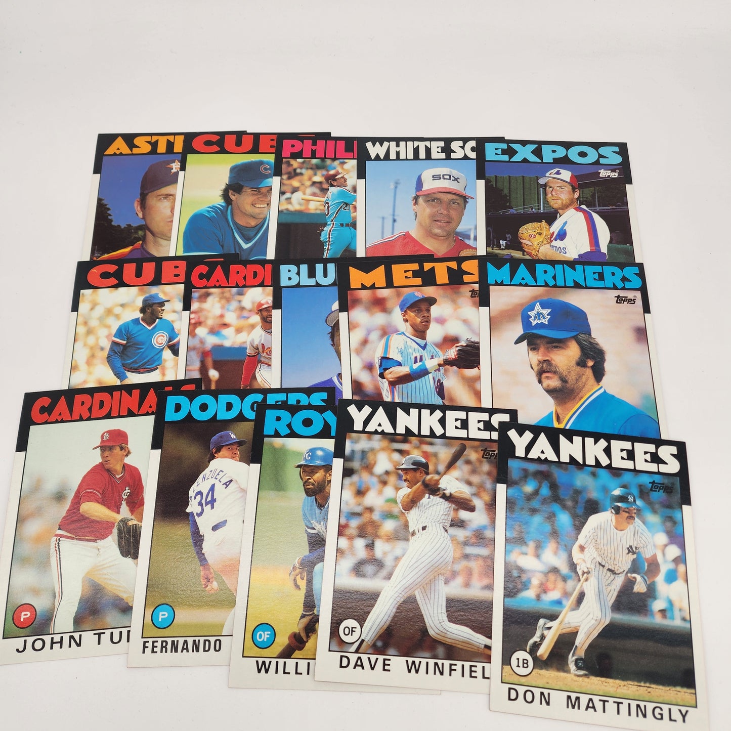 Oversized Baseball Cards! Full Set Yankees, Red Sox, and More!