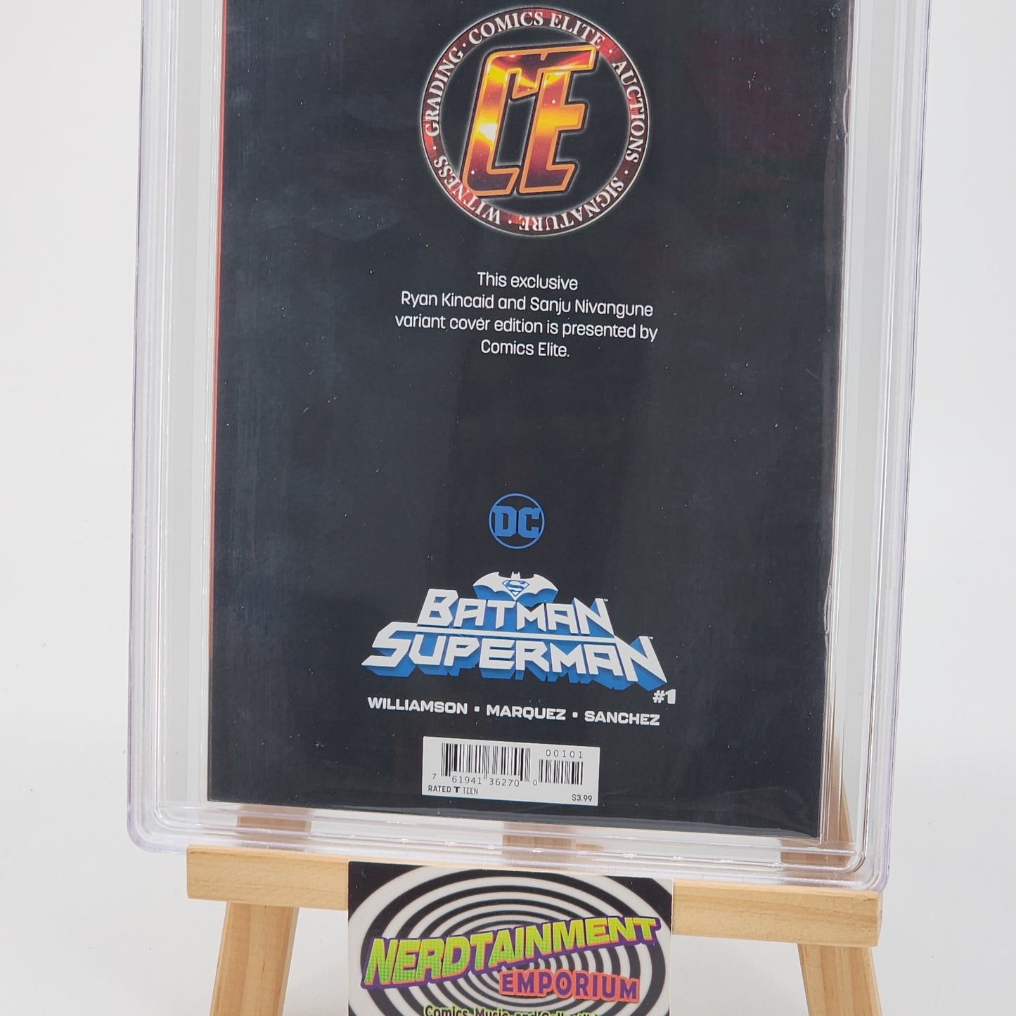 Batman/Superman #1 Graded 9.8 CBCS DC Comic Book Signed Ryan Kincaid 2021