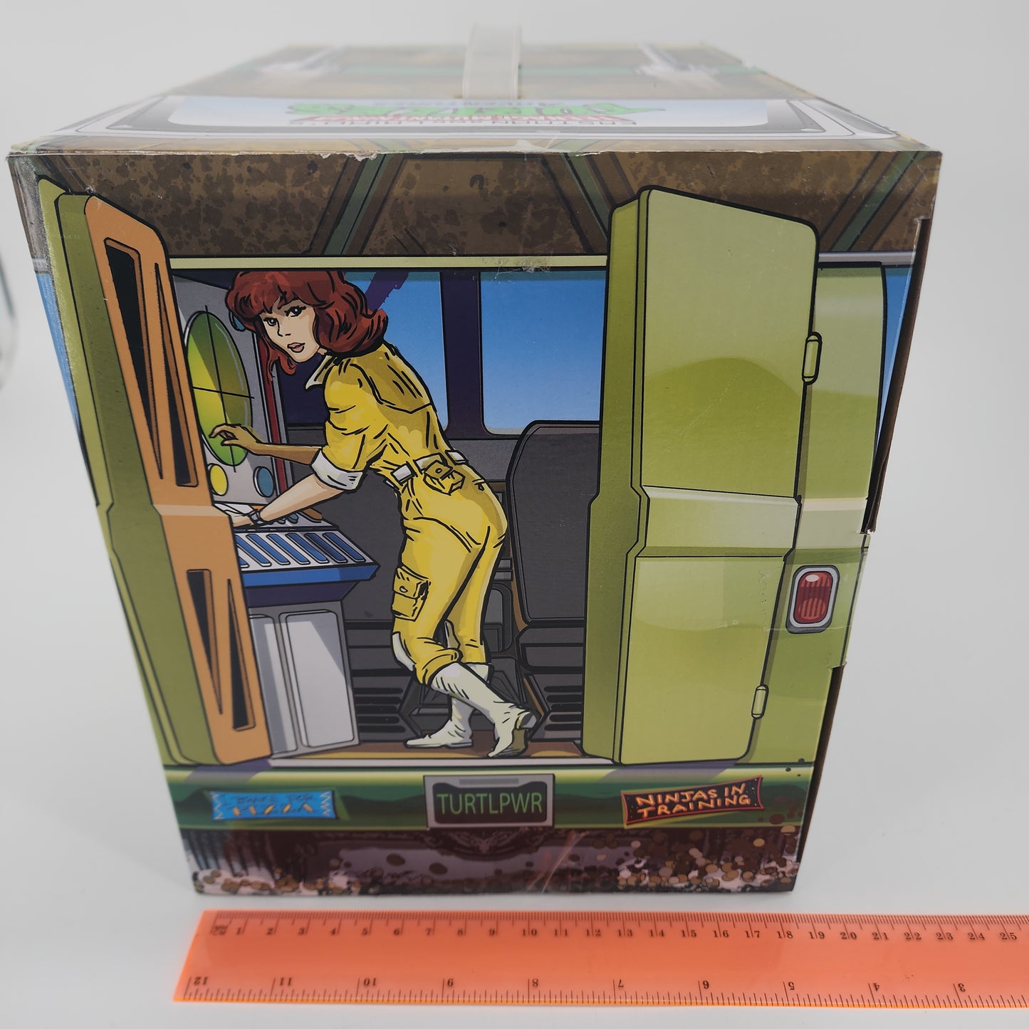 TMNT Box ONLY Leo Driver Teenage Mutant Ninja Turtles Van NO FIGURES Playmates