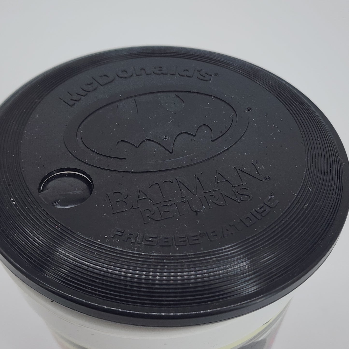 BATMAN RETURNS CATWOMAN 1992 MCDONALDS DC PLASTIC CUP COCA COLA