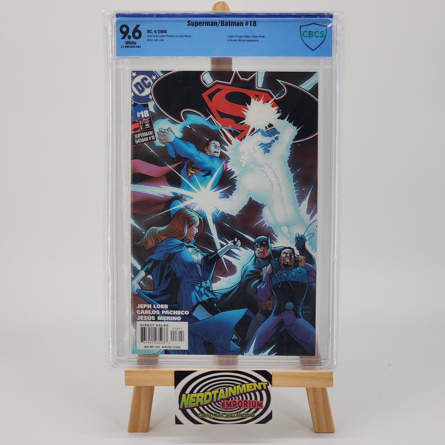 Superman/Batman #18 DC Comic Book Graded 9.6 CBCS 2005 Slab
