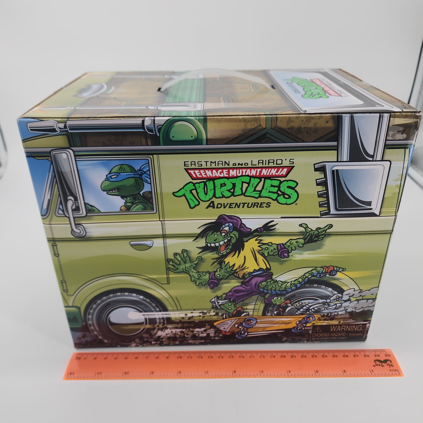 TMNT Box ONLY Leo Driver Teenage Mutant Ninja Turtles Van NO FIGURES Playmates