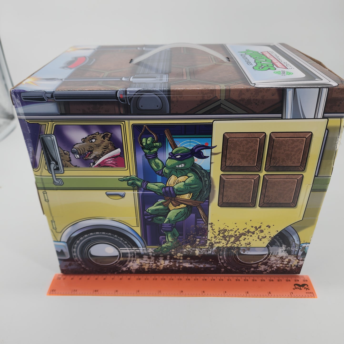 TMNT Box ONLY Splinter Driver Teenage Mutant Ninja Turtles Van NO FIGURES Playmates