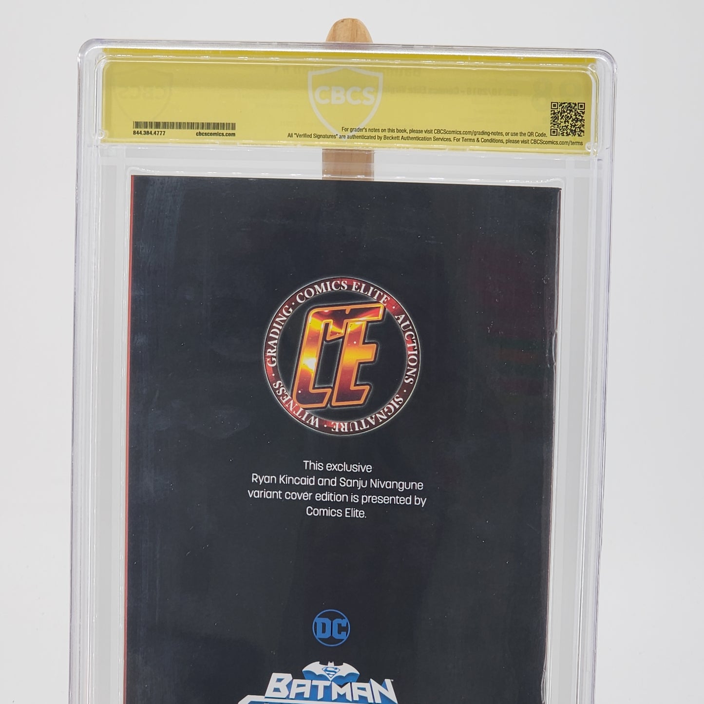 Batman/Superman #1 Graded 9.8 CBCS DC Comic Book Signed Ryan Kincaid 2021