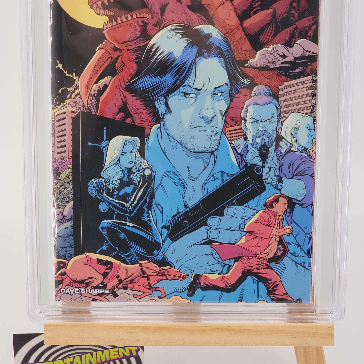 Kaiju Score #2 Graded 9.8 CBCS Slab Comic Book Aftershock Retailer Incentive