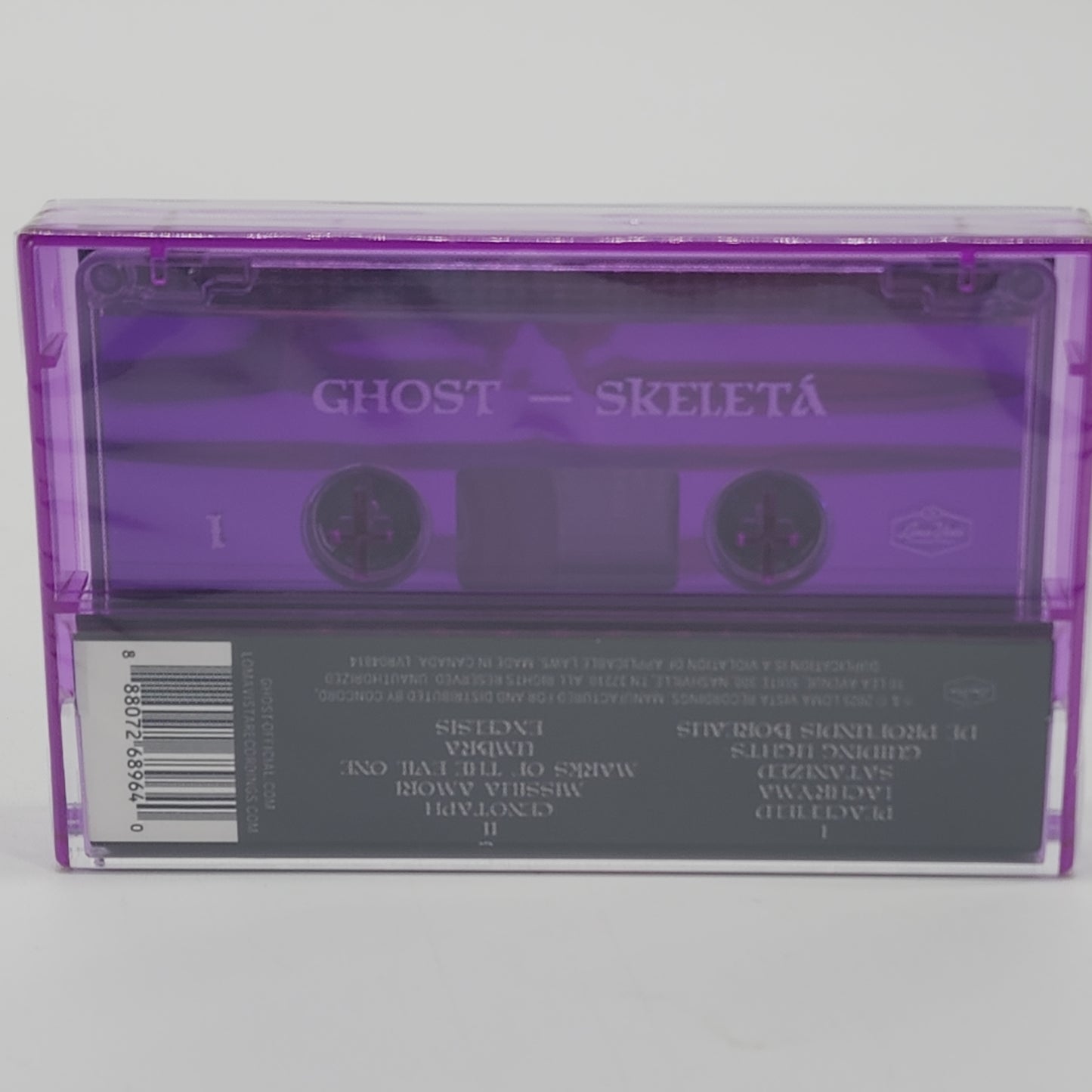 Ghost: Skeleta LV Limited Purple Foil Cassette NEW Sealed Sold Out Loma Vista
