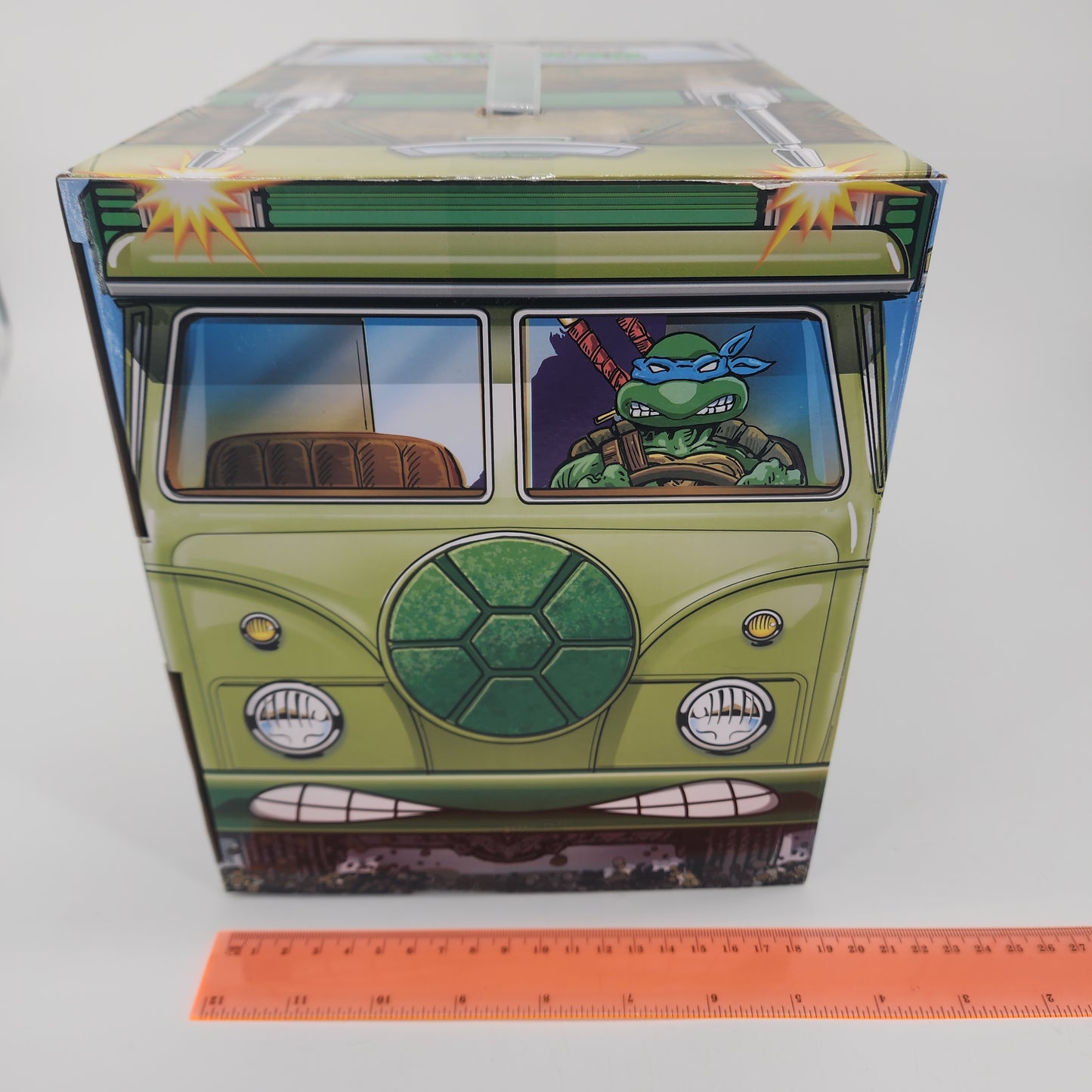 TMNT Box ONLY Leo Driver Teenage Mutant Ninja Turtles Van NO FIGURES Playmates