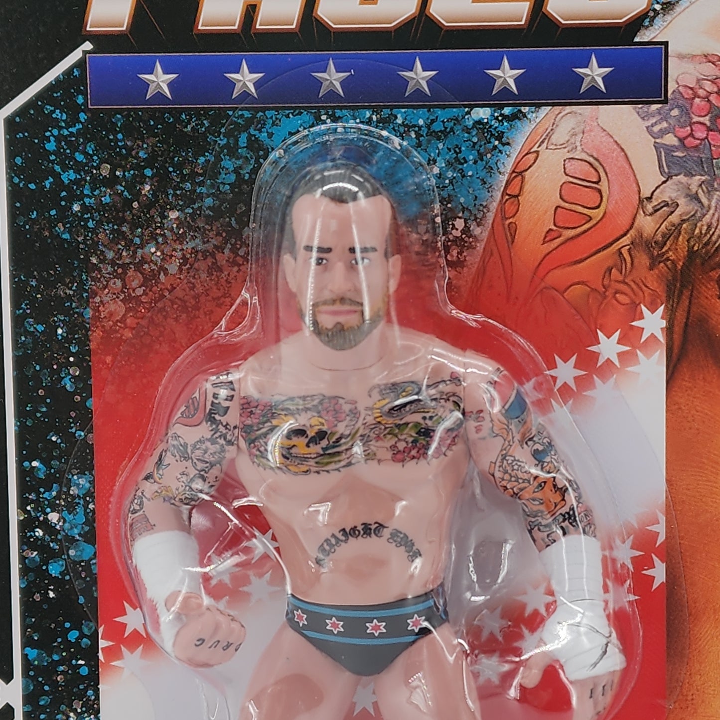 CM Punk AND Larry set Zombie Sailor Toys Retro Style Hasbro WWE