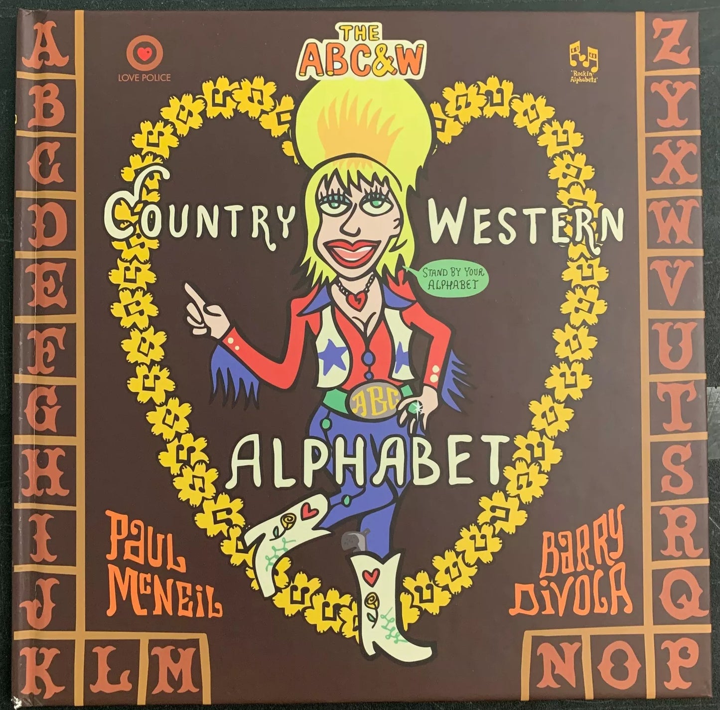 Country Western Alphabet Children's Hardback Book Dolly Parton Cover