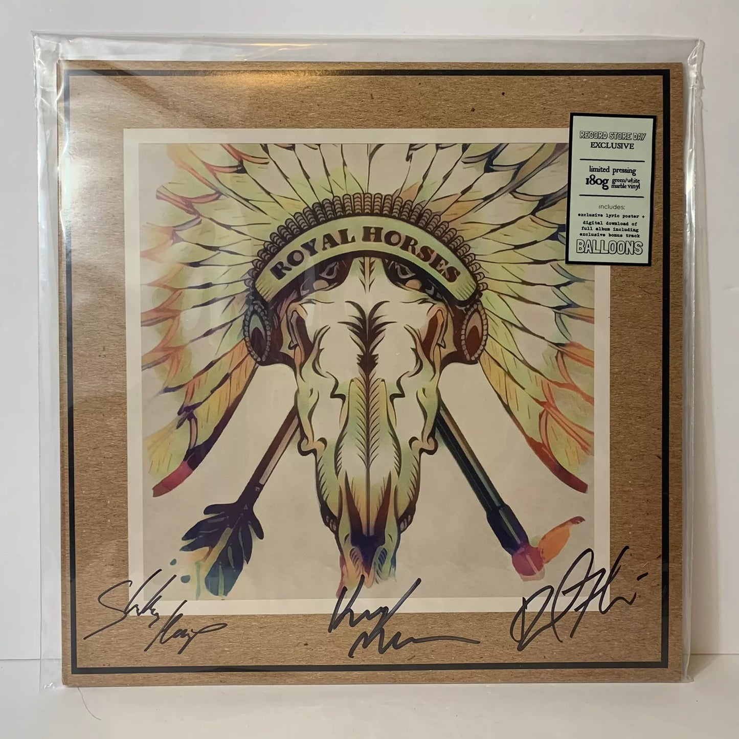 RSD 2020 Royal Horses BAND SIGNED 180 gram A Modern Man’s Way To improve Vinyl