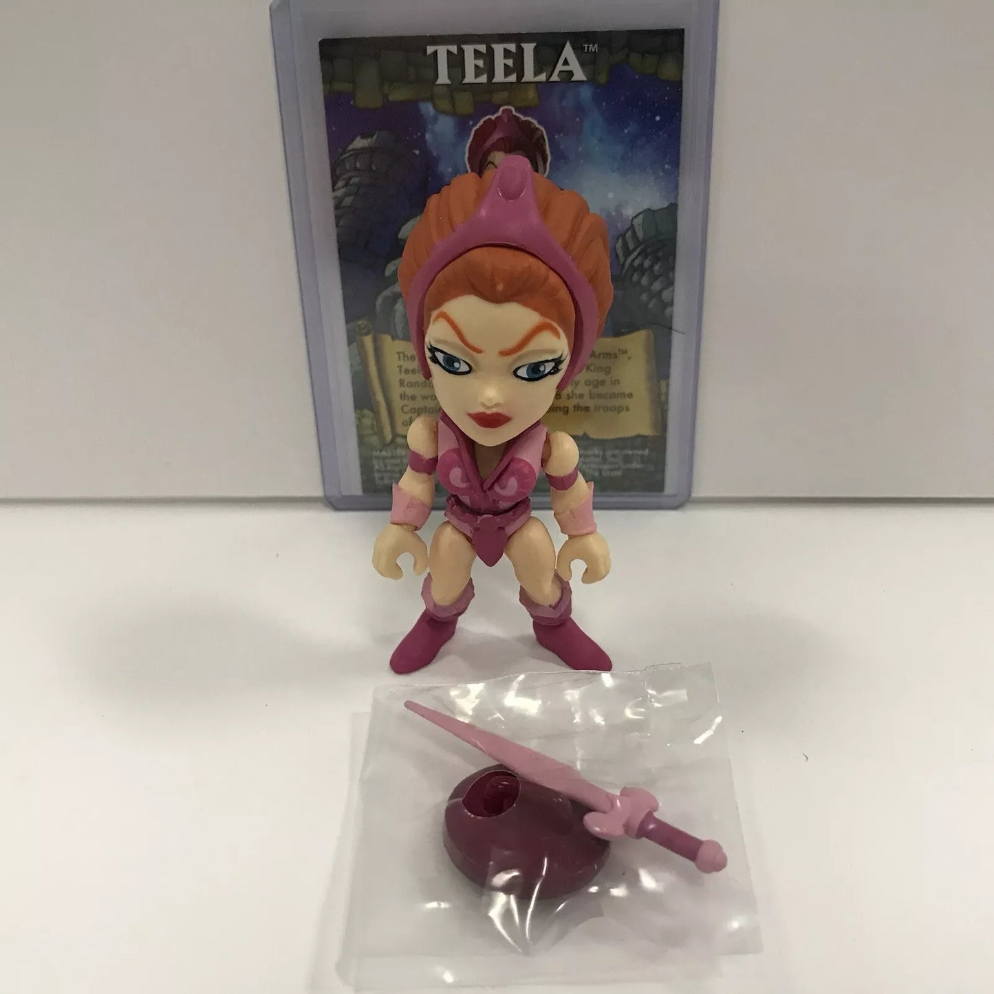 TEELA Pink Variant Masters of the Universe The Loyal Subjects Chase Mini Figure