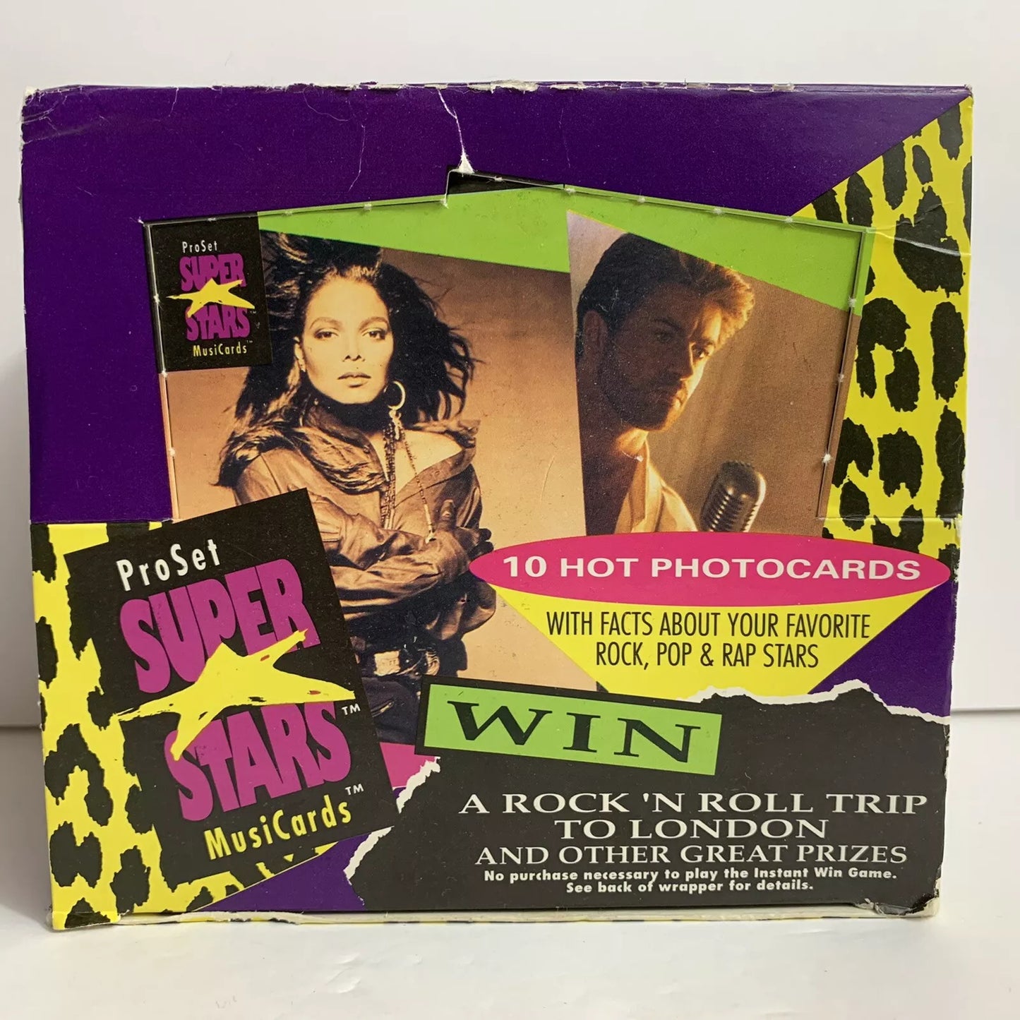 Super Stars MusiCards Vintage Retro 80’s 90’s ProSet Music Cards 4 Pack Unopened
