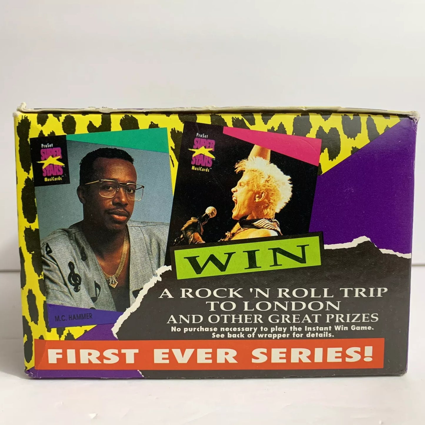 Super Stars MusiCards Vintage Retro 80’s 90’s ProSet Music Cards 4 Pack Unopened