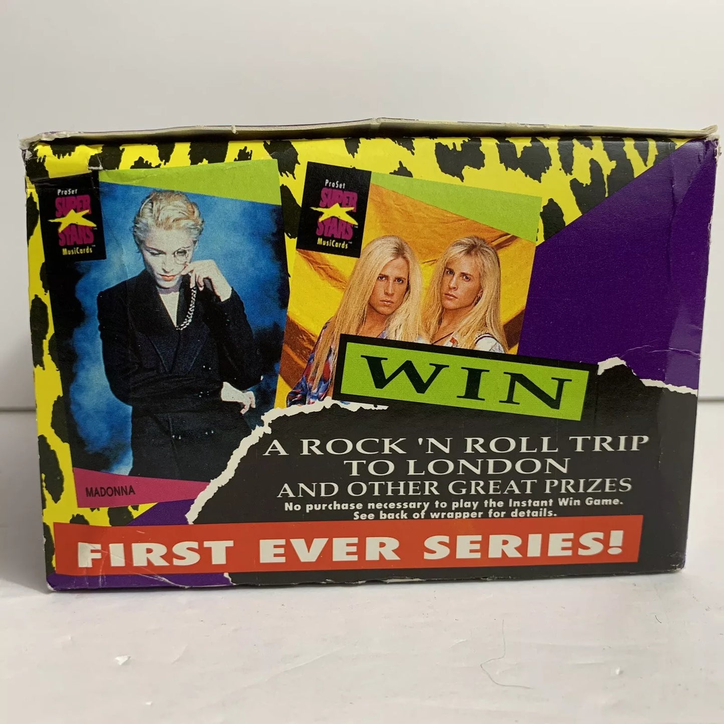 Super Stars MusiCards Vintage Retro 80’s 90’s ProSet Music Cards 4 Pack Unopened