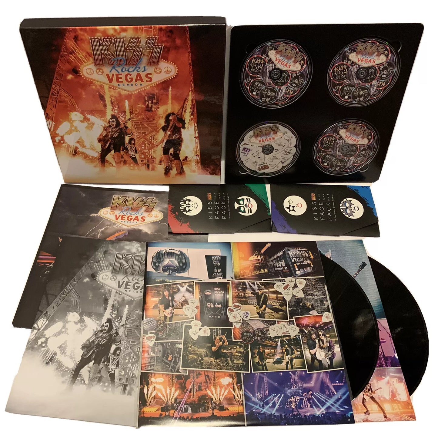 KISS ROCKS VEGAS LIMITED SUPER PREMIUM Blu-ray Box 500 Set 2016 No Hoodie/Book