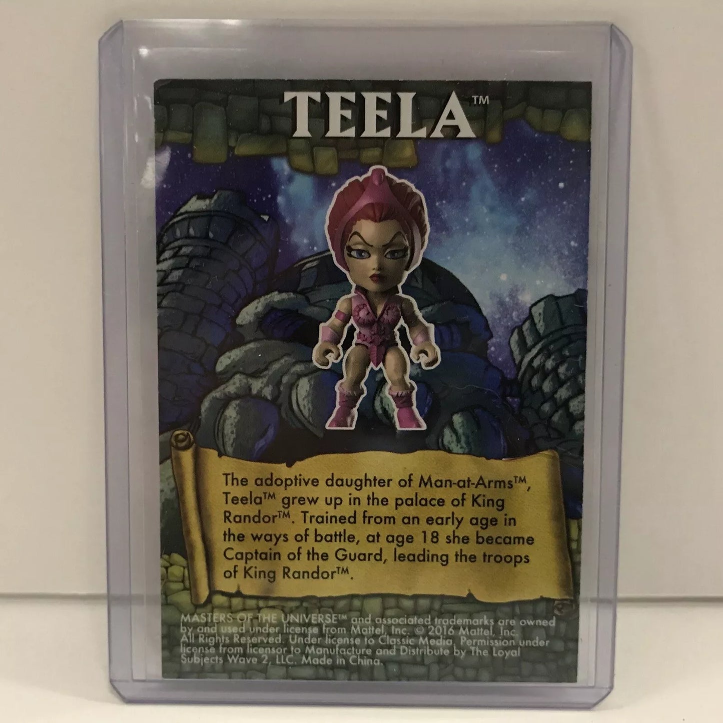 TEELA Pink Variant Masters of the Universe The Loyal Subjects Chase Mini Figure