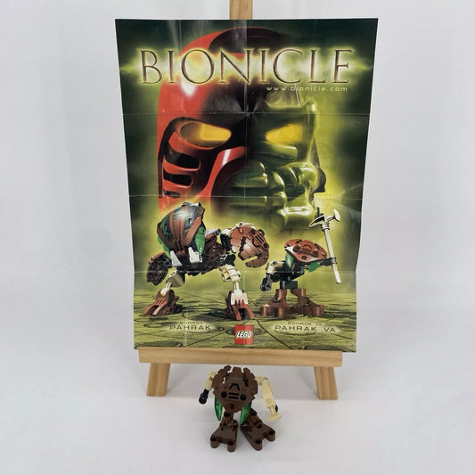 8553 PAHRAK VA Bohrok Va LEGO Bionicle Set Series w/ Krana Mask XA 2002 Retired