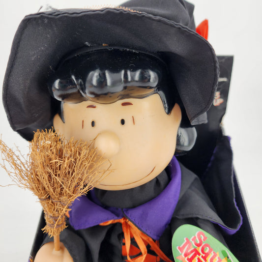 Lucy 1997 Gemmy Peanuts Dancing Witch 9” WORKS!