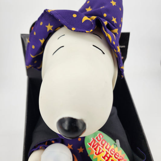 Snoopy 1997 Gemmy Peanuts Dancing Witch 9” WORKS!