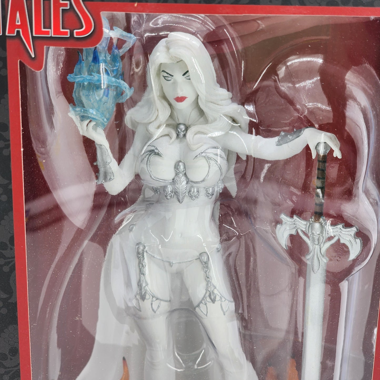 LADY DEATH: Femme Fatales PVC Platinum Ed. Diamond Select Toys #041/200 NSIB