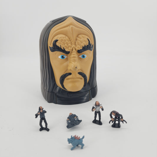 Micro Machines Star Trek Worf Klingon Head Playset Galoob 1997