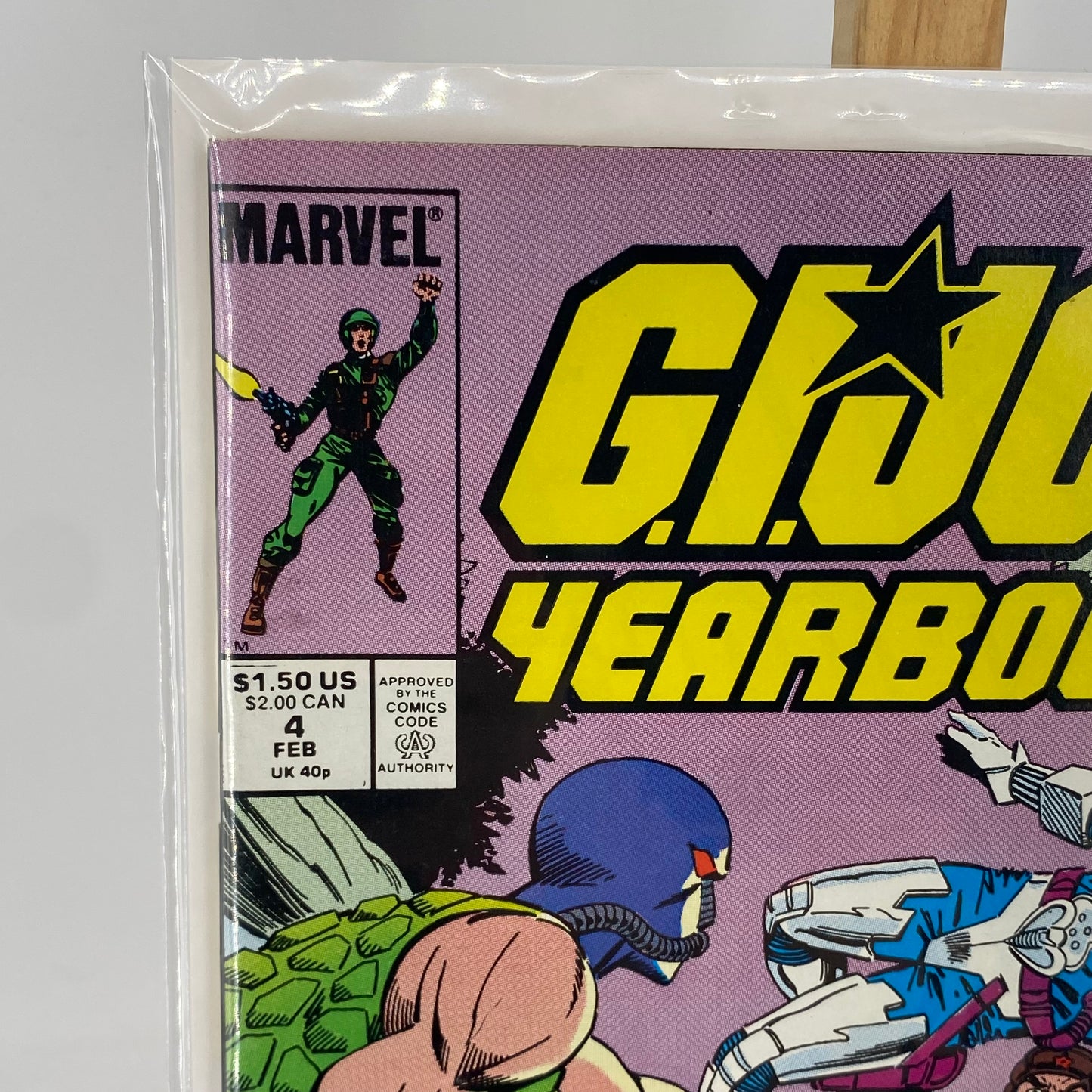 GI JOE YEARBOOK #1 2 3 4 1985 Marvel Complete Set 4 Comic Book Lot