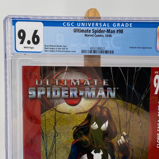 Ultimate Spider-Man #98 Graded 9.6 CGC Marvel Comic Book Slab Clone Saga