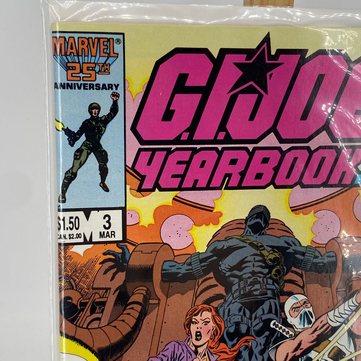 GI JOE YEARBOOK #1 2 3 4 1985 Marvel Complete Set 4 Comic Book Lot