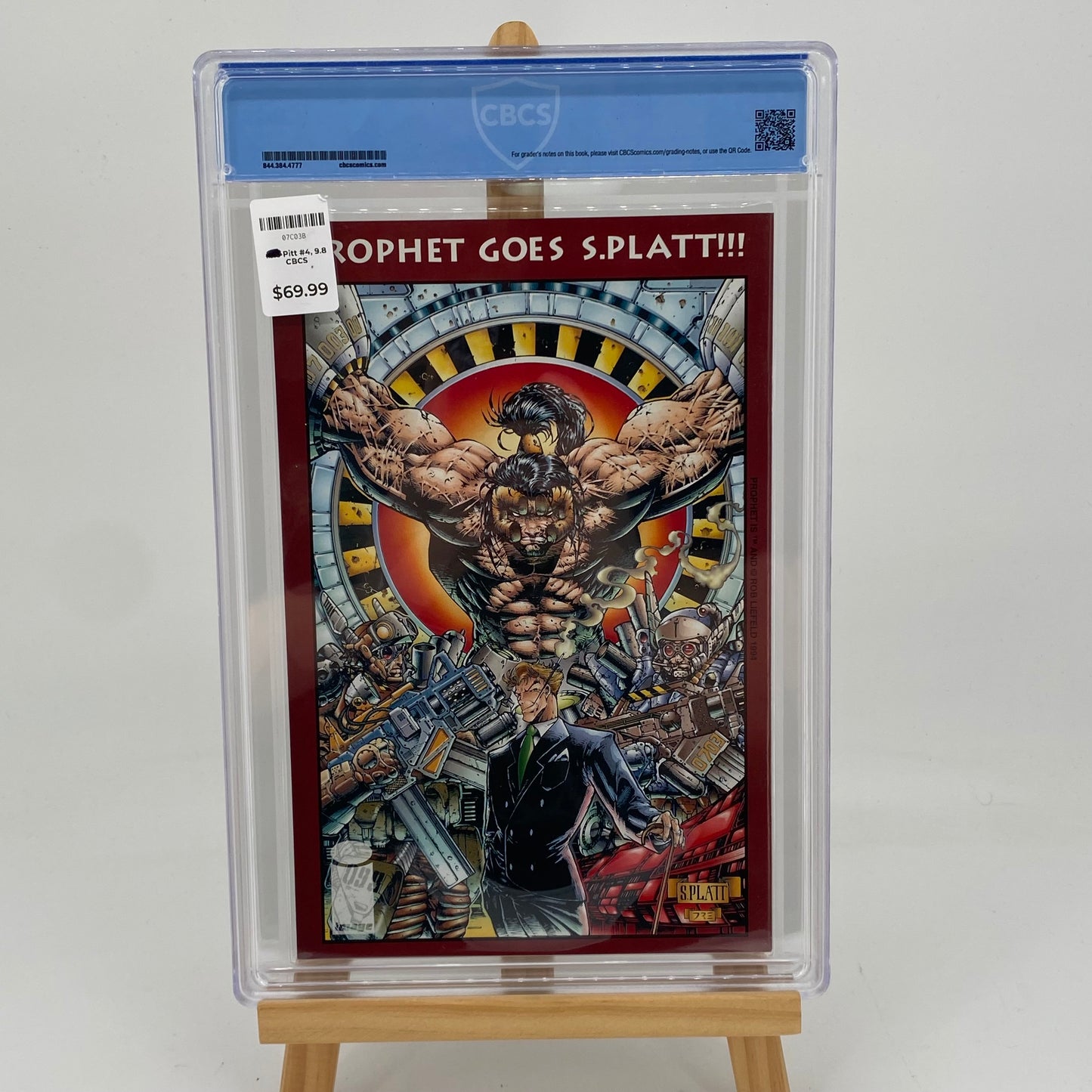 Pitt #4 Graded 9.8 Comic Book CBCS 1994 Image Comics Scott Williams