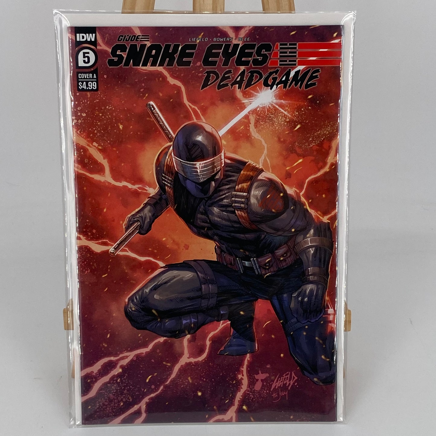 GI Joe Snake Eyes Dead Game Comic Books IDW 1-5 All Cover A & B Complete Run