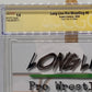 Long Live Pro Wrestling #0 Graded 9.8 CGC Signed Comic Book Scout James Haick III