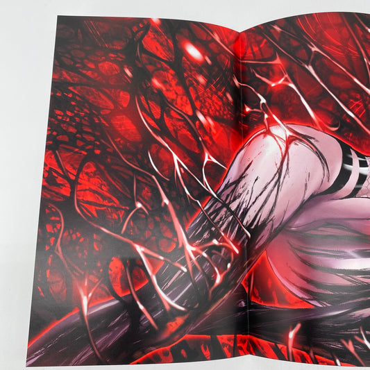 White Widow 10" x 18" Poster #2 Kickstarter Exclusive NEW Comic Book Trifold