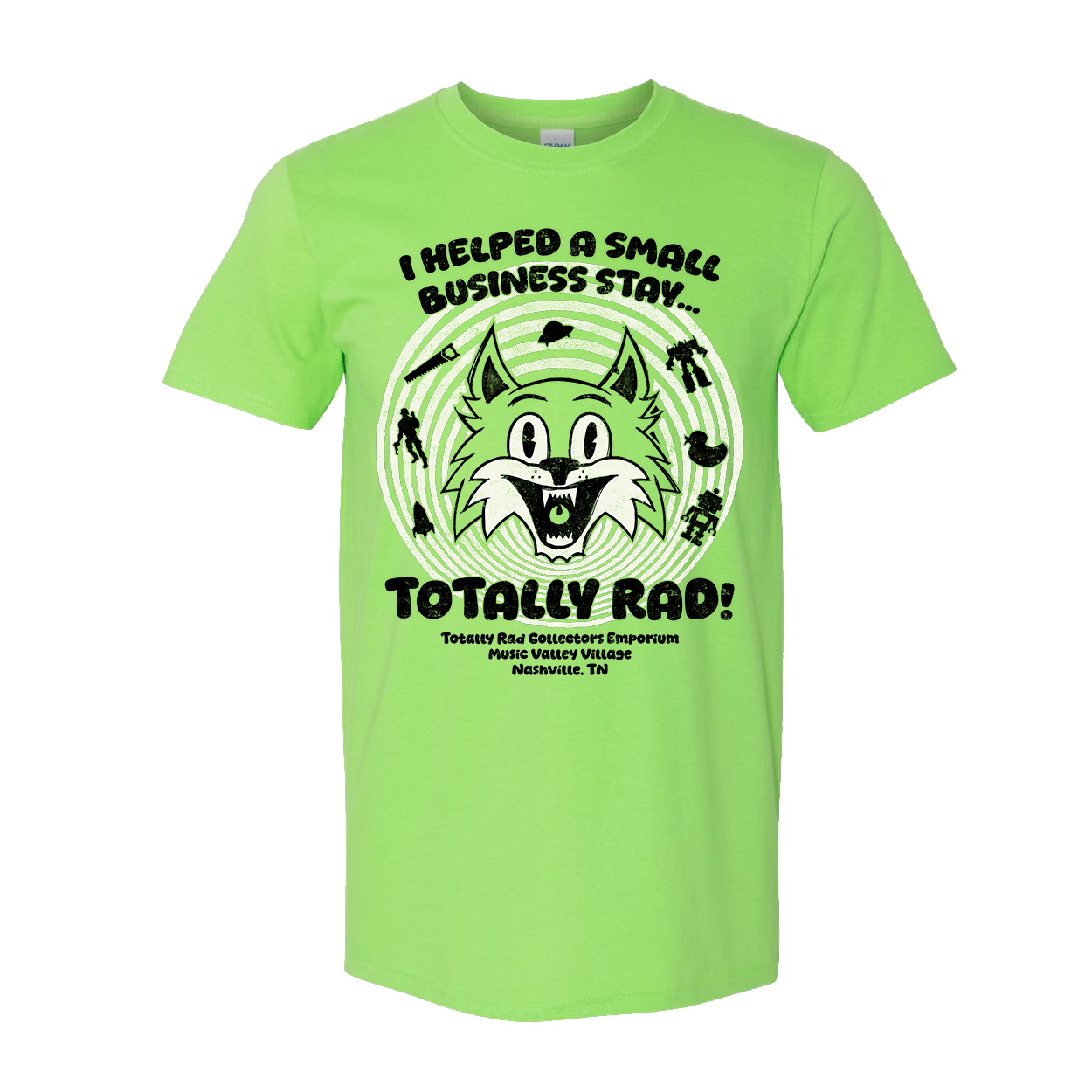 Totally Rad Tee - GREEN!
