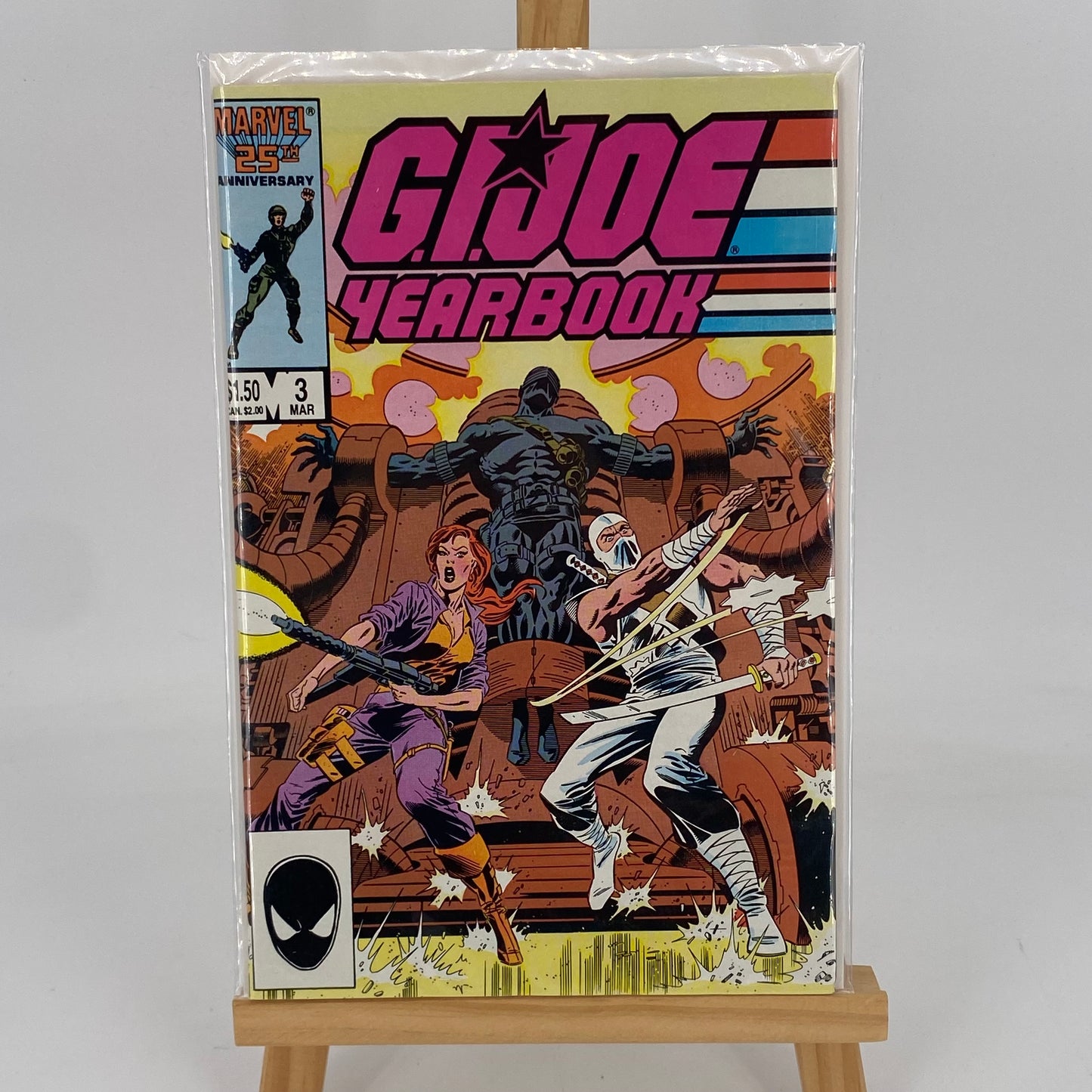 GI JOE YEARBOOK #1 2 3 4 1985 Marvel Complete Set 4 Comic Book Lot