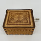 Harry Potter Engraved Wooden Hand Crank Music Box Hedwig Theme - New
