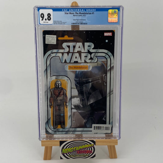 Star Wars: The Mandalorian #1 Graded 9.8 CGC Marvel Comic Book Toy Variant (Copy)
