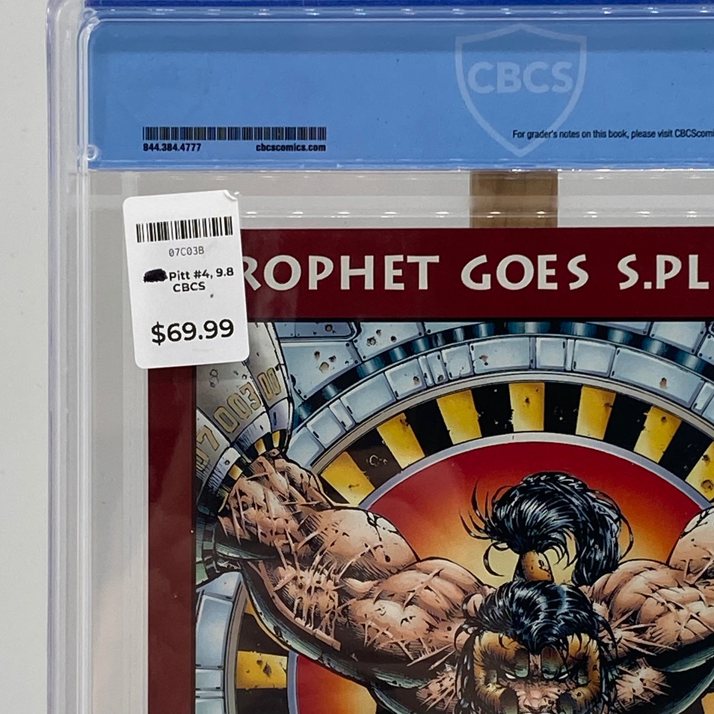 Pitt #4 Graded 9.8 Comic Book CBCS 1994 Image Comics Scott Williams