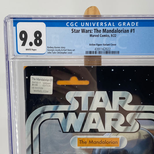Star Wars: The Mandalorian #1 Graded 9.8 CGC Marvel Comic Book Toy Variant (Copy)