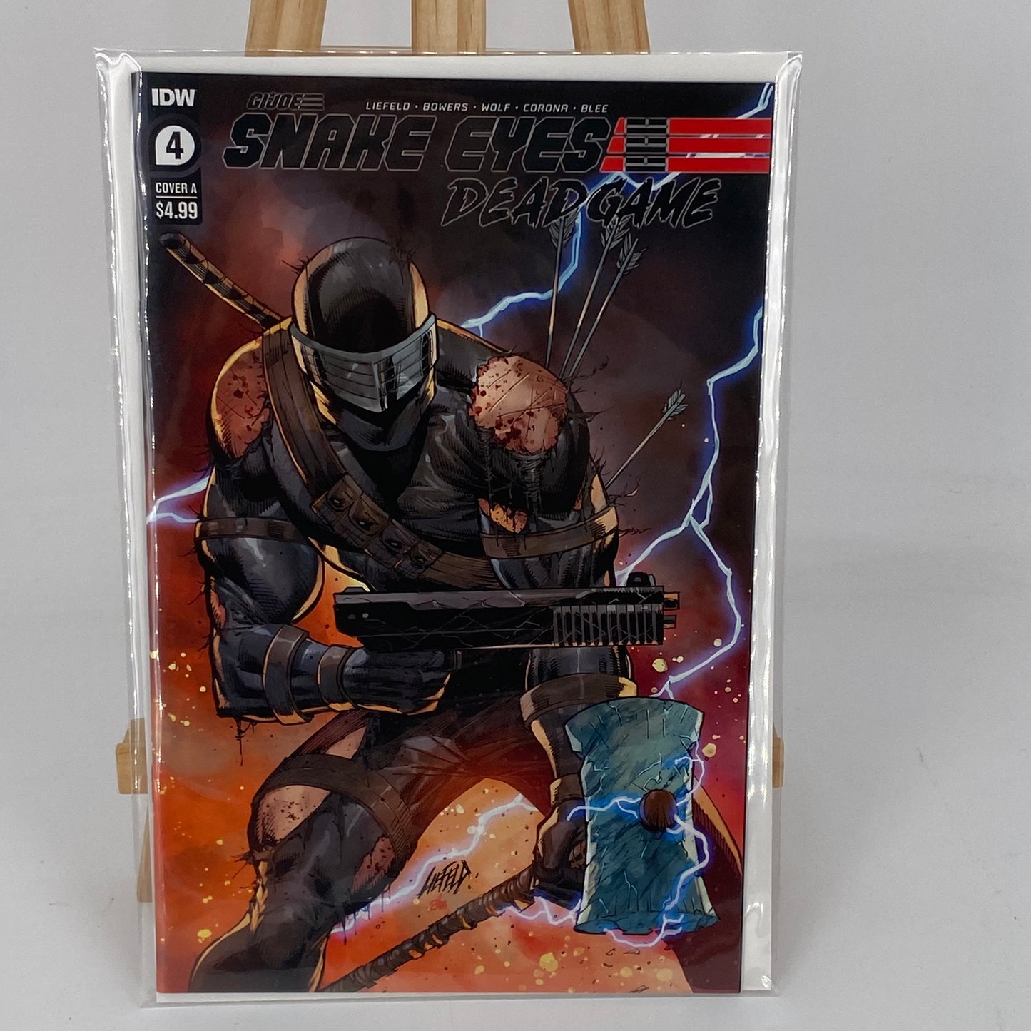 GI Joe Snake Eyes Dead Game Comic Books IDW 1-5 All Cover A & B Complete Run