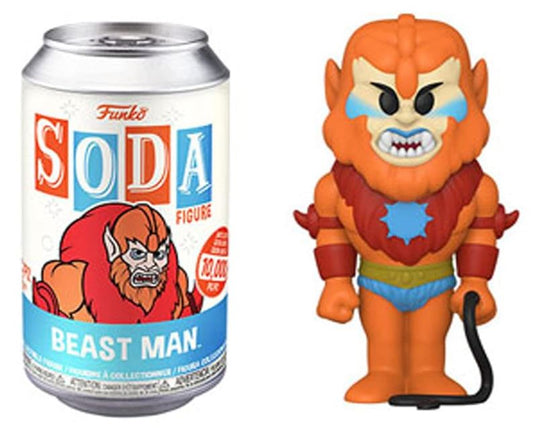 Beast Man Funko Soda Common Opened MOTU He-Man Skeletor