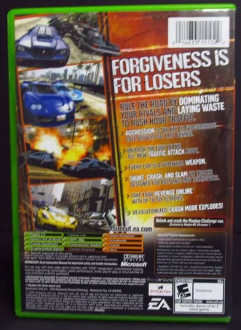 Burnout Revenge for Xbox Original (Tested) Racing Video Game Microsoft