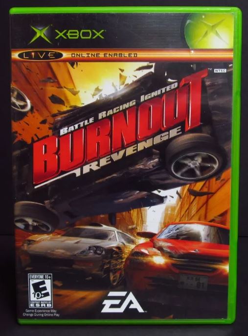 Burnout Revenge for Xbox Original (Tested) Racing Video Game Microsoft