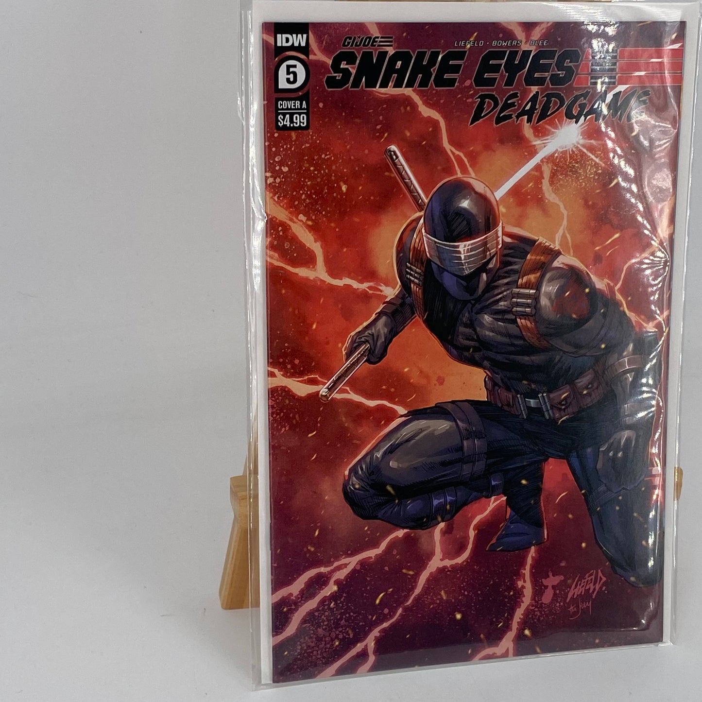 GI Joe Snake Eyes Dead Game Comic Books IDW 1-5 All Cover A & B Complete Run