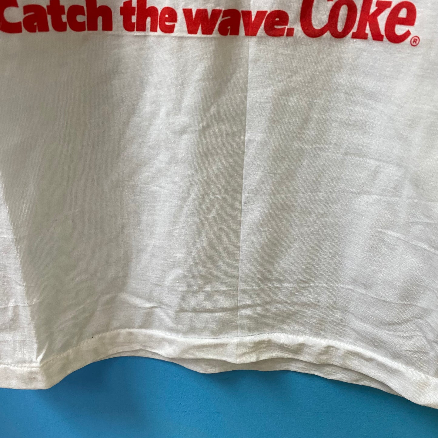 Max Headroom A Head Of Our Time "Catch The Wave" Coke Promo 1987 T-Shirt Size L