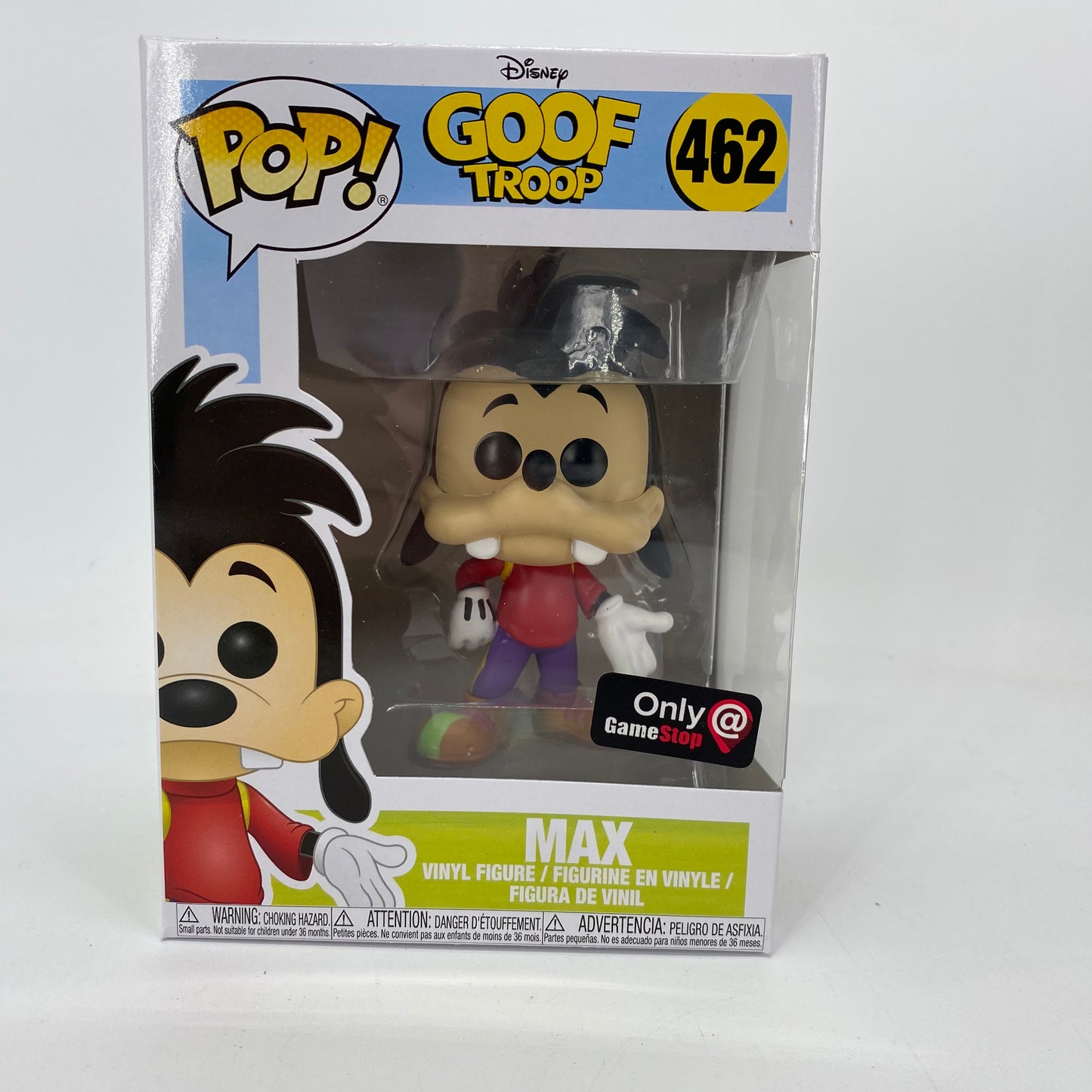 Max #1 Funko Pop #462 Goof Troop Series Disney GameStop Exclusive