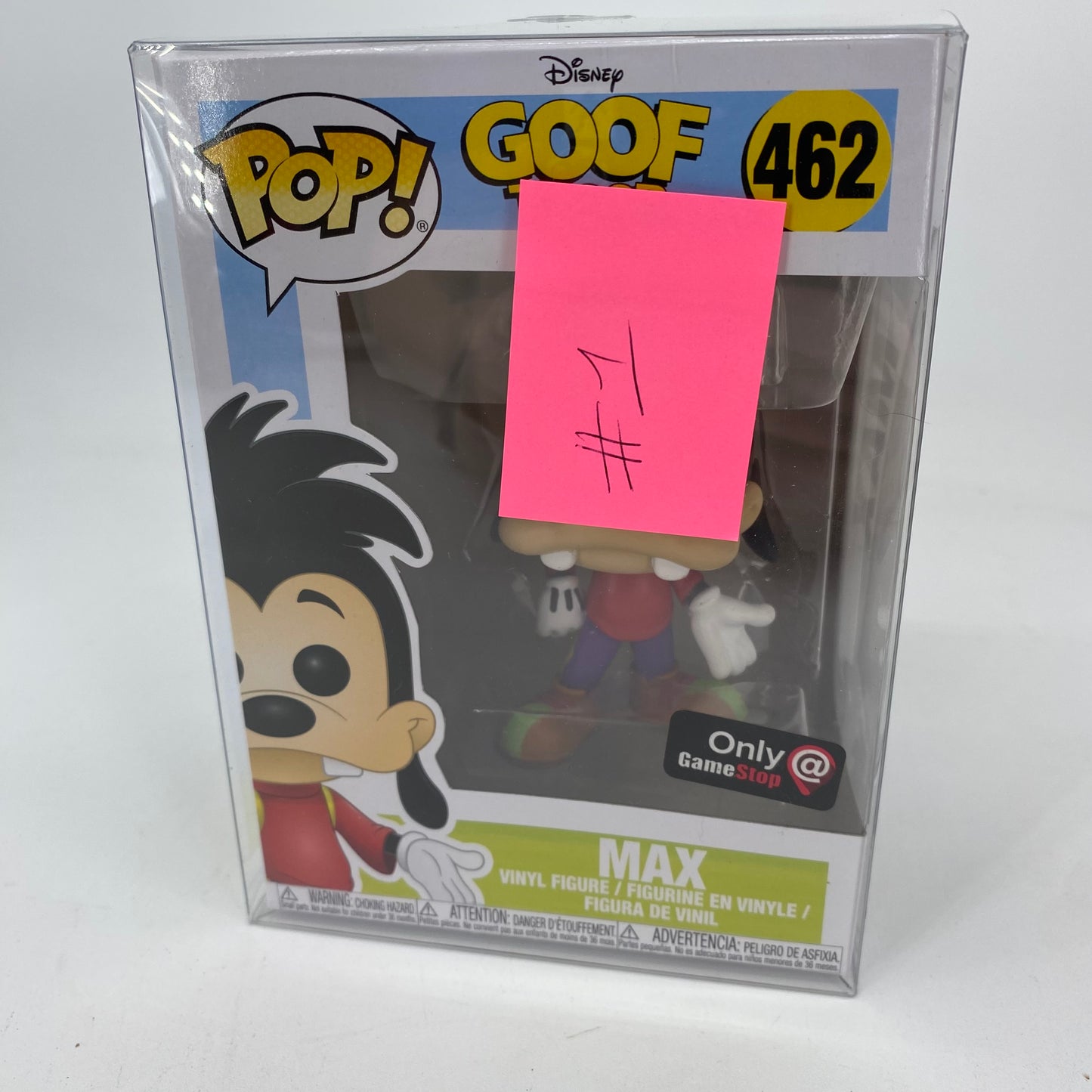 Max #1 Funko Pop #462 Goof Troop Series Disney GameStop Exclusive