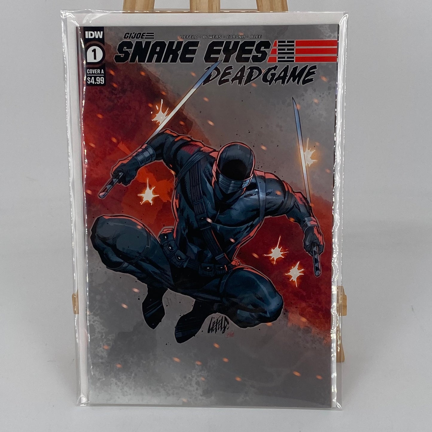 GI Joe Snake Eyes Dead Game Comic Books IDW 1-5 All Cover A & B Complete Run